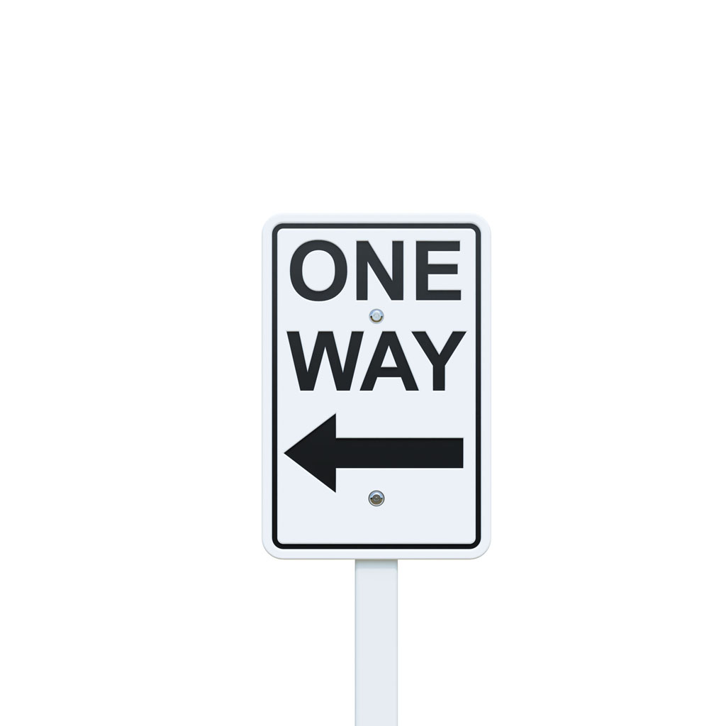 Sign – One Way Left - PlayWorks