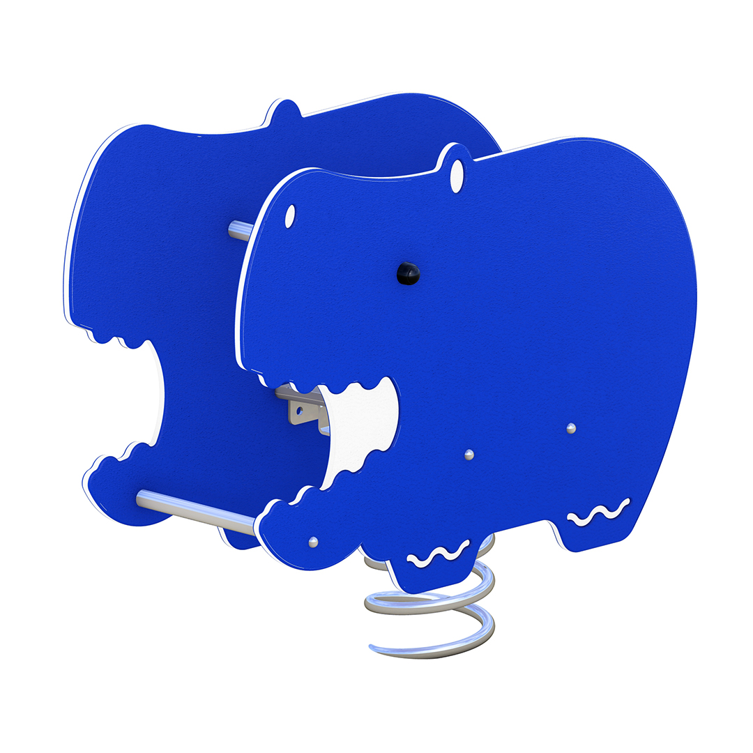 Playworks Spring Rocker Hippo Rocker - PlayWorks